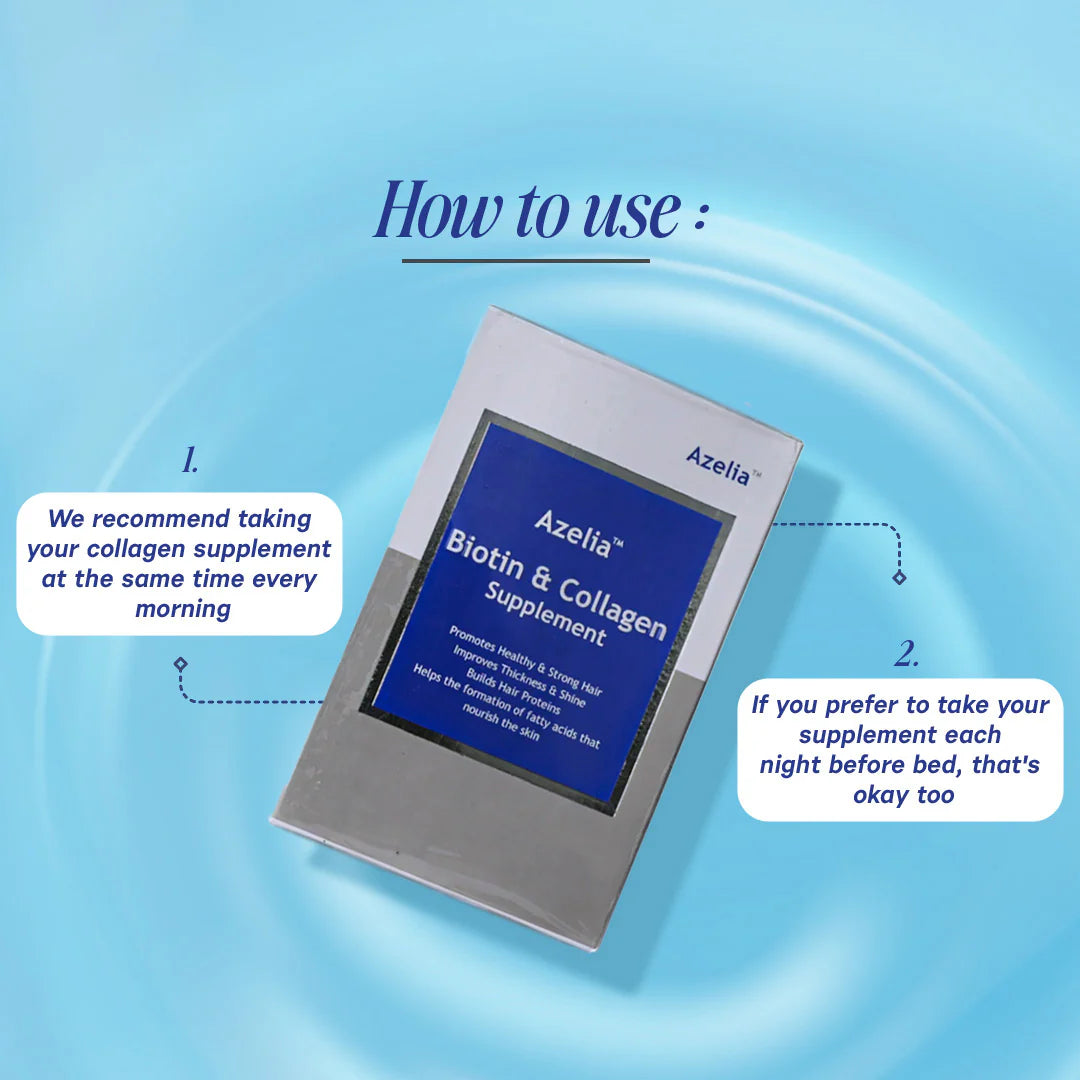 Azelia Biotin Collagen Supplement Tablet