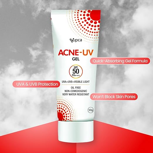 IPCA Acne Uv Spf 50 Pa+++ Silicone Sunscreen Gel