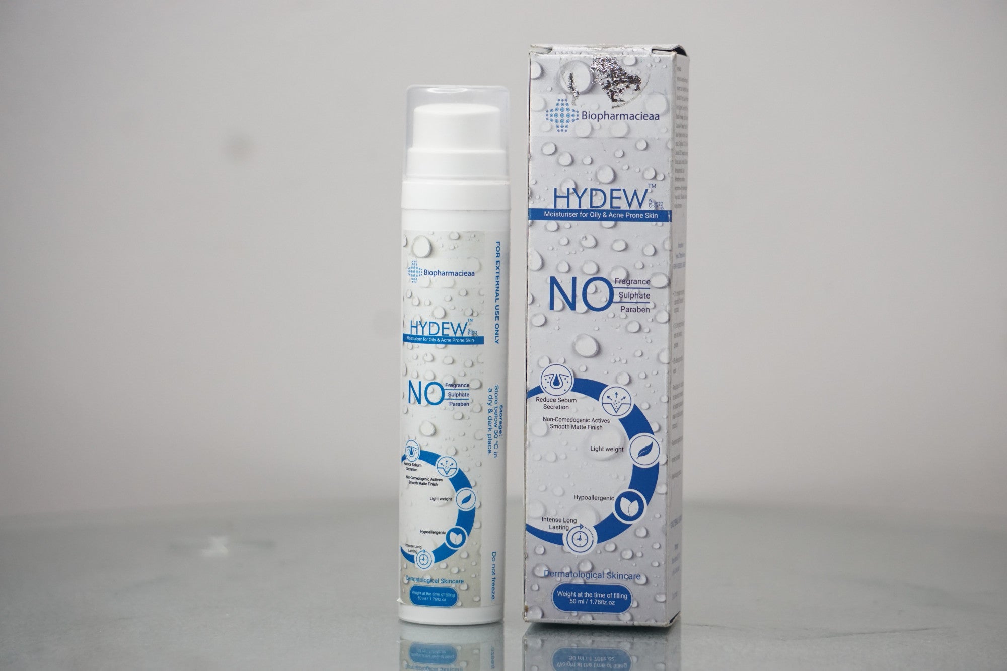 Hydew Moisturiser – Oil-Free Hydration for Acne-Prone Skin