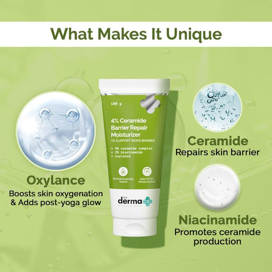 4% Ceramide Barrier Repair Moisturizer with Ceramide, Niacinamide, and Oxylance