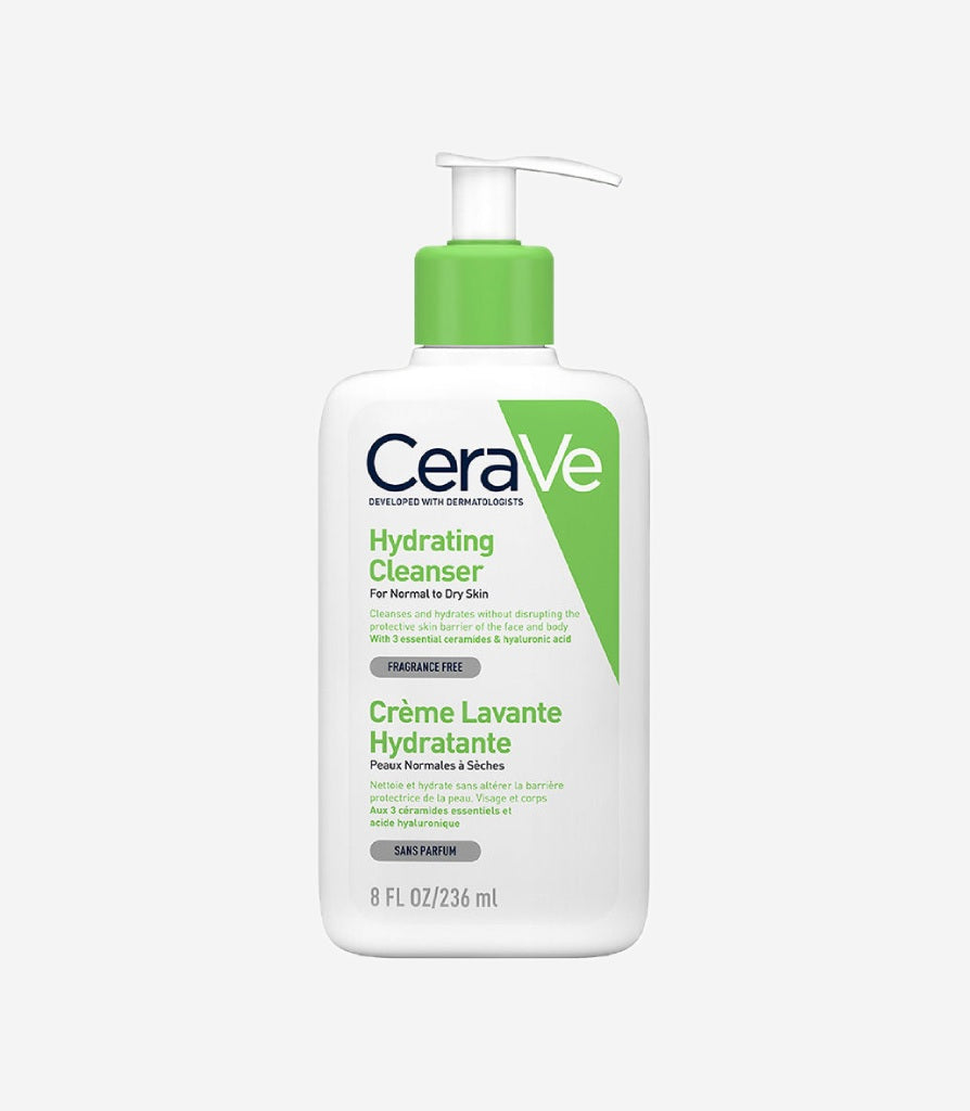 CeraVe Hydrating Cleanser Non-Foaming Face Wash for Dry Skin with Ceramides